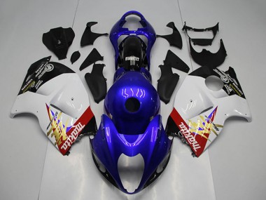 Acheter Carénage Moto Suzuki GSXR 1300 Hayabusa 1996-2007 - Bleu Blanc