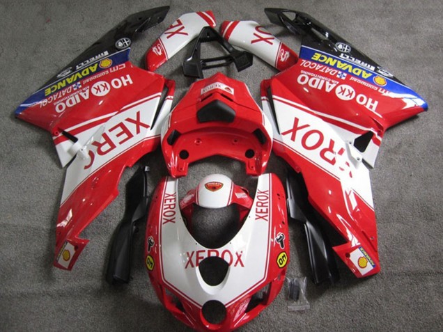 Carénages Moto Ducati 749 2005-2006 - Blanc Rouge Bleu Noir Brillant Xerox