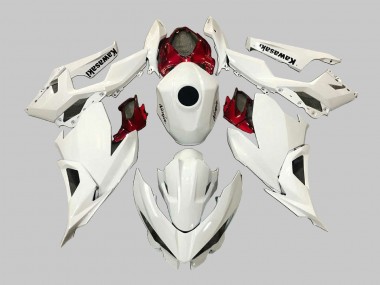 Acheter Carénages Moto Kawasaki EX400 2018-2024 - Blanc Rouge Noir